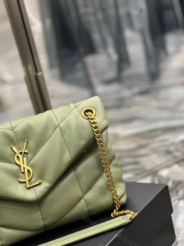 View 4 of Saint Laurent loulou puffer toy quilted leather shoulder bag
