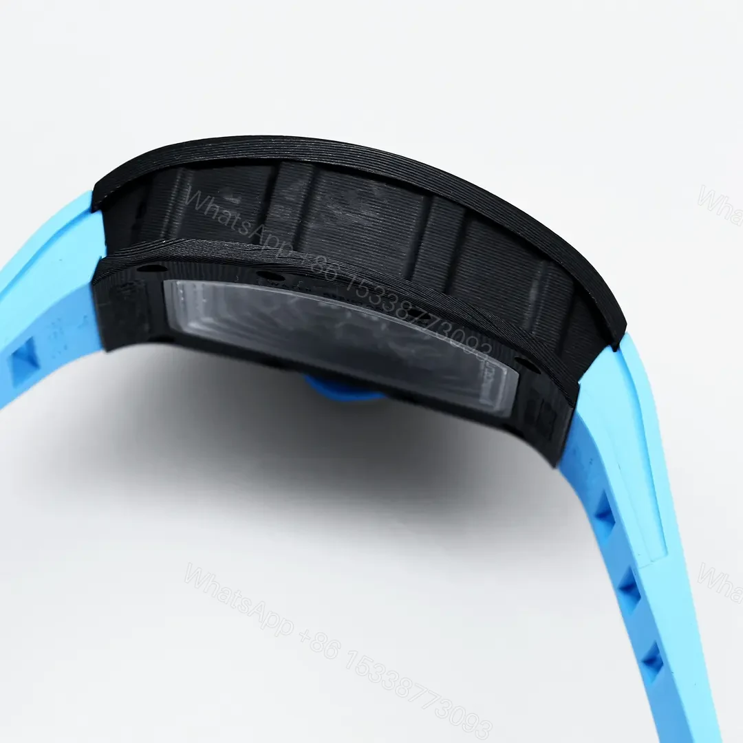 View 6 of EUR Factory Richard Mille RM055 Blue Carbon Fiber Watch