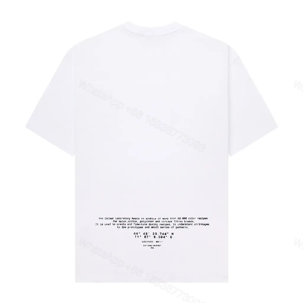 View 9 of White Cotton Tee with Stone Island Emblem - Luxe Everyday Comfort