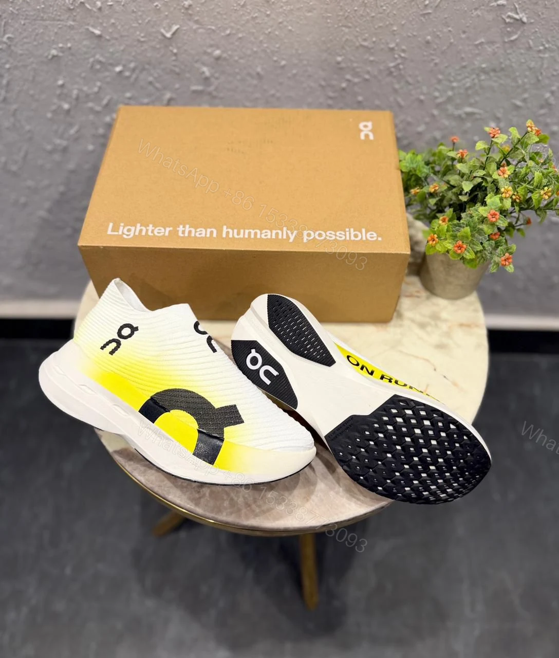 View 11 of FIRST COPY ON RUNNING CLOUDBOOM WHITE SHOES
