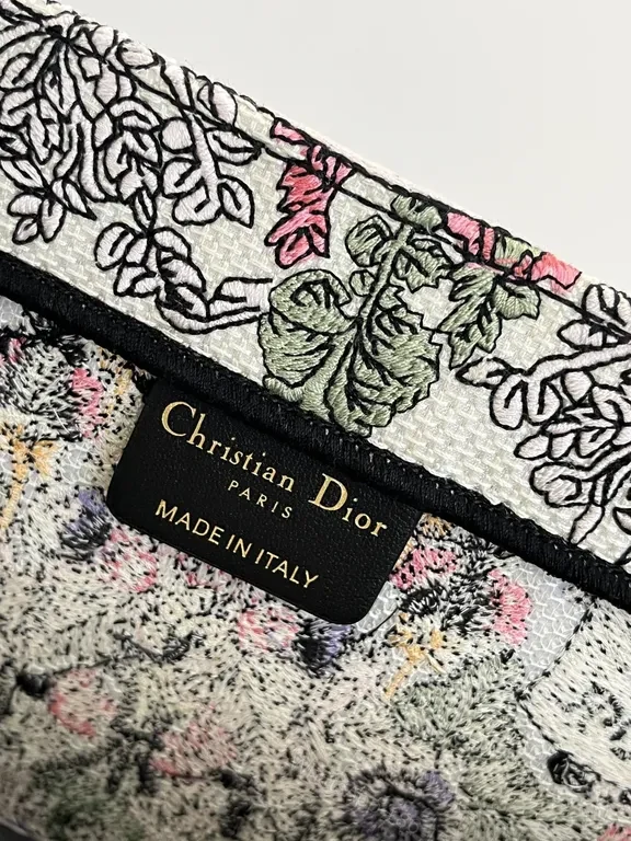 View 6 of Structured Luxury Tote: Dior-Inspired Pattern, All-Season Versatility
