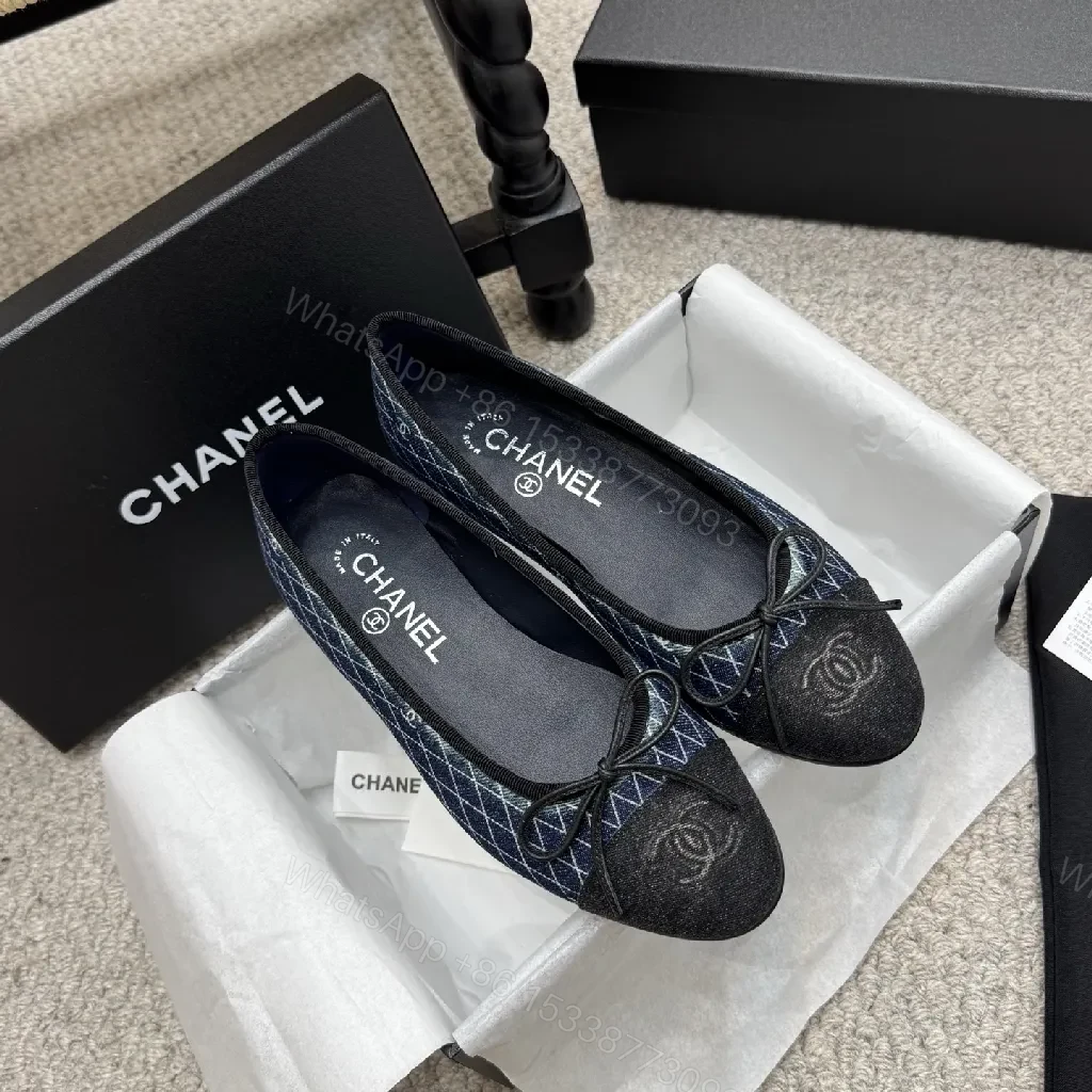 Textured Chanel-Inspired Ballet Flats: Polished Everyday Comfort — view 1