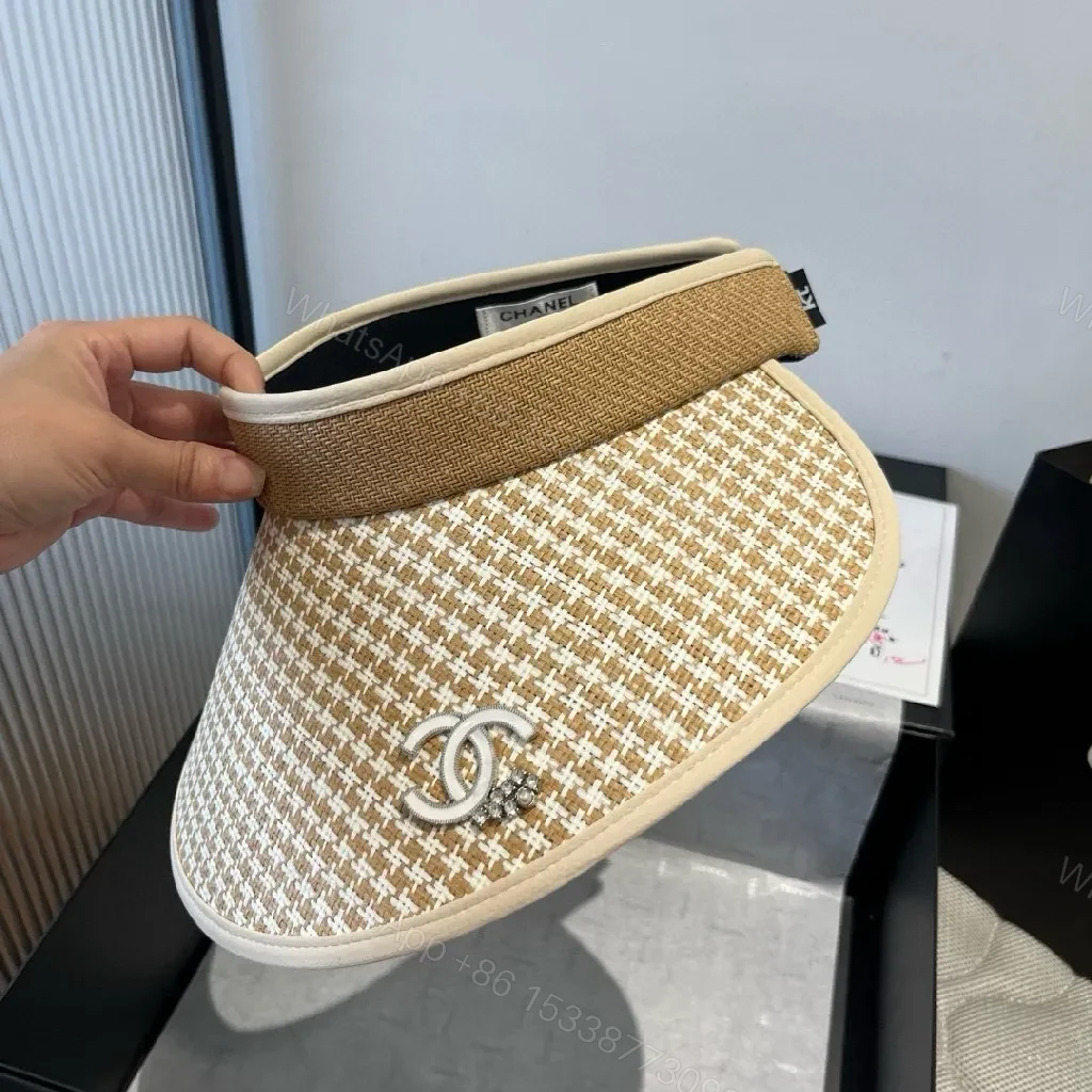View 5 of Chic Textured Visor: Breathable, Sun-Shielding Comfort