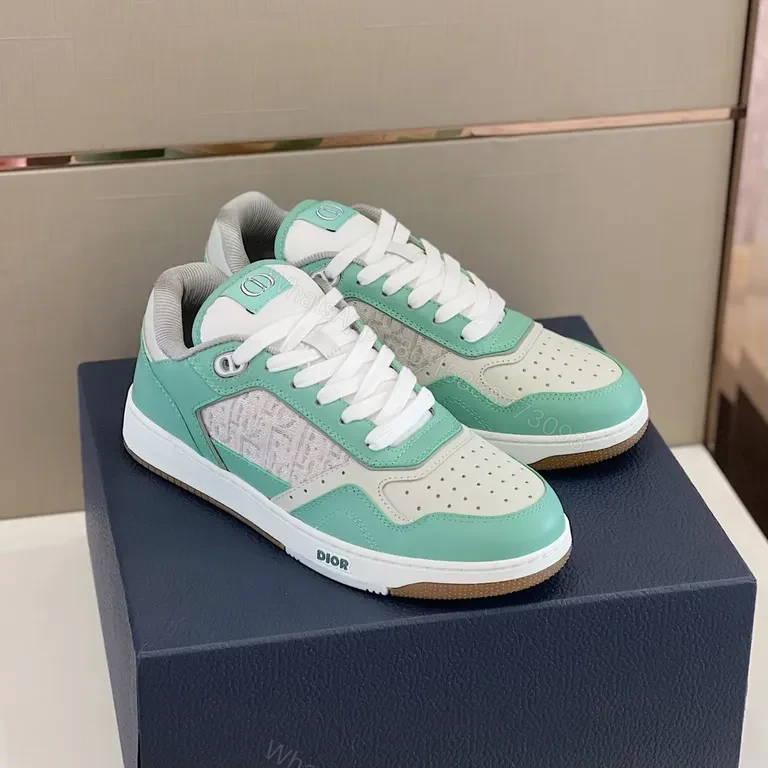 View 5 of Mint Green Dior-Inspired Sneaker: Modern Luxury Comfort