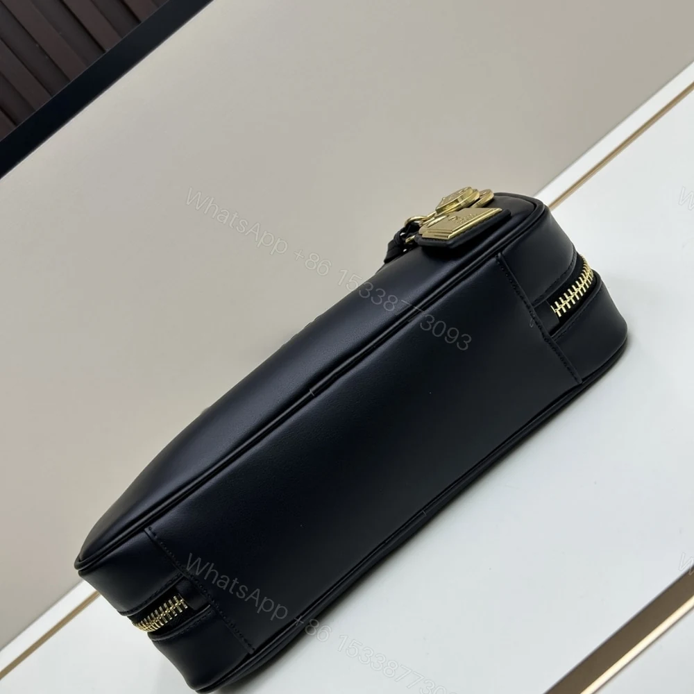 View 6 of MIUMIU BEAU BAG SAND BLACK 28CM 5BB173 2CRW F0002 V OTM