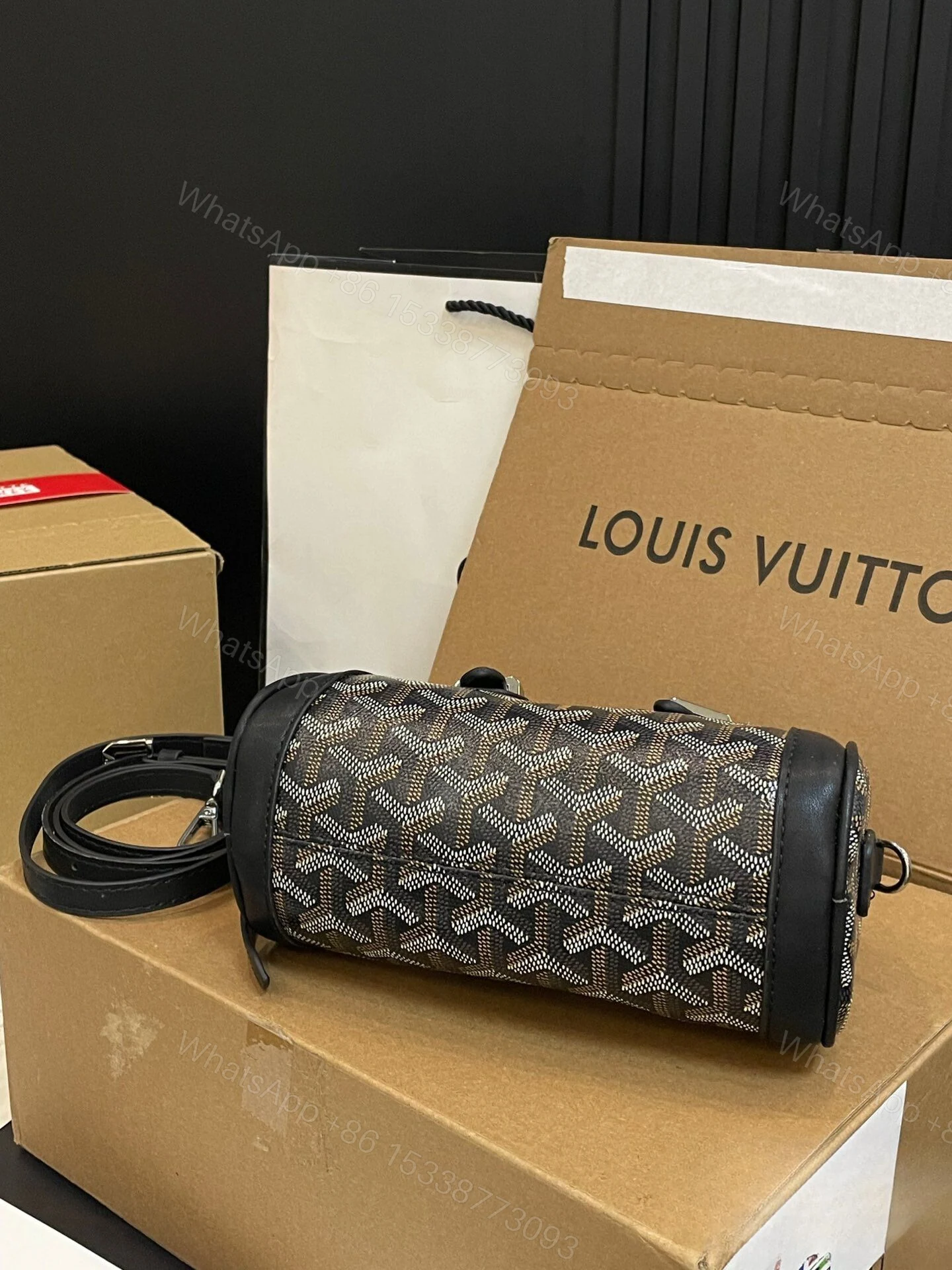 View 8 of GOYARD GOYARDINE CROISIERE MINI BLACK 19CM
