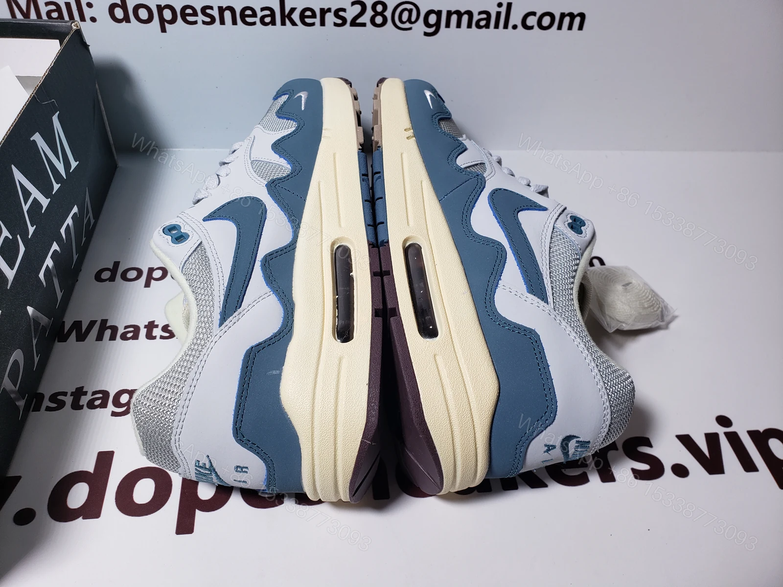 View 3 of Patta x Nike Air Max 1 "Aqua Noise" DH1348-004