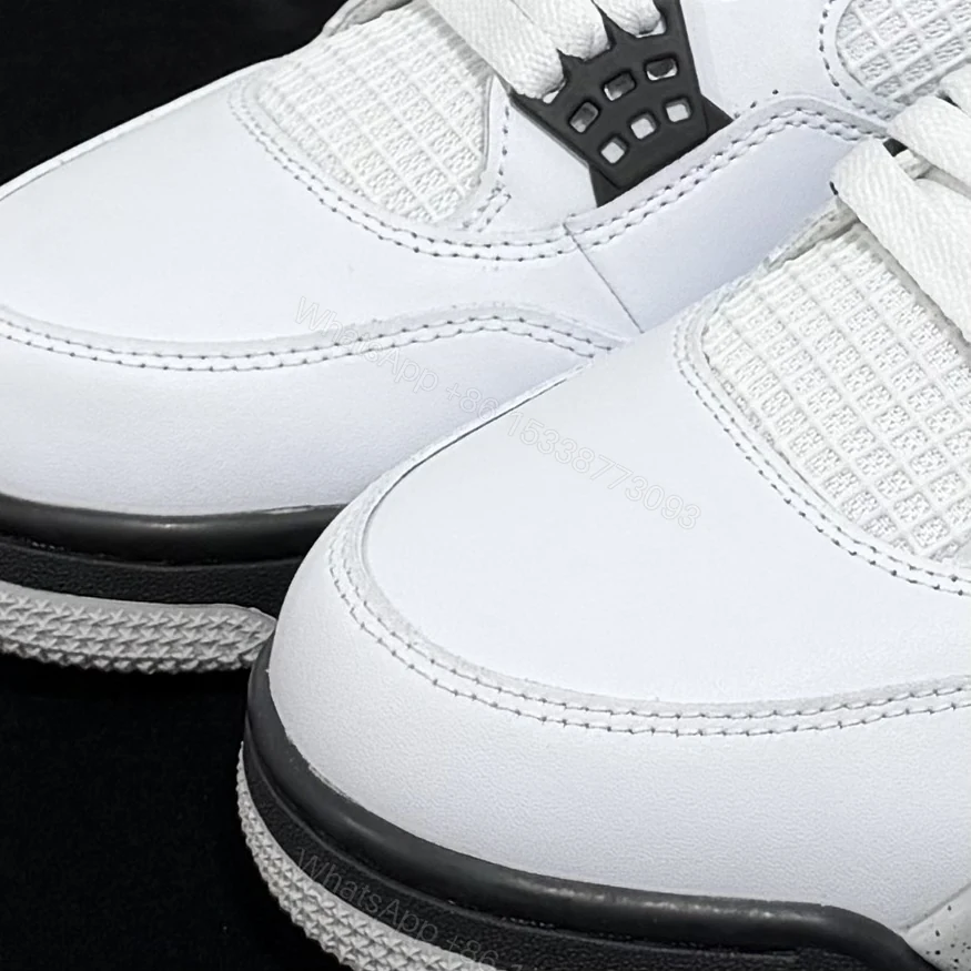 View 4 of Air Jordan 4 Retro White Cement 2016 Reps
