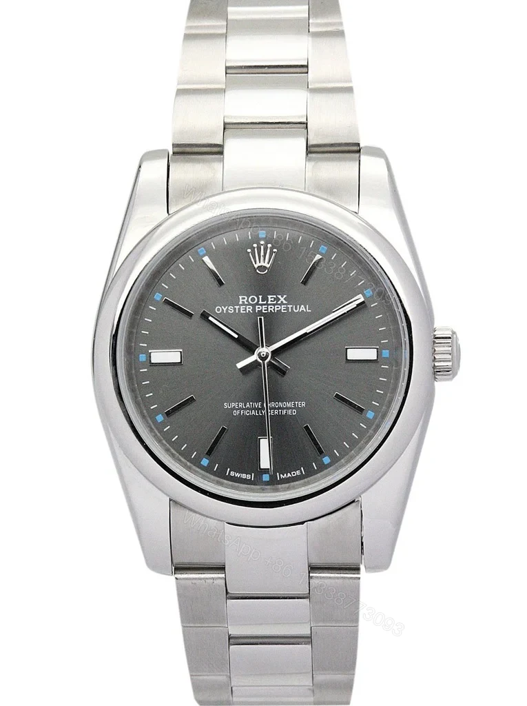 Replica Rolex Oyster Perpetual Lady Black Dial 177200-2 31 mm — view 1
