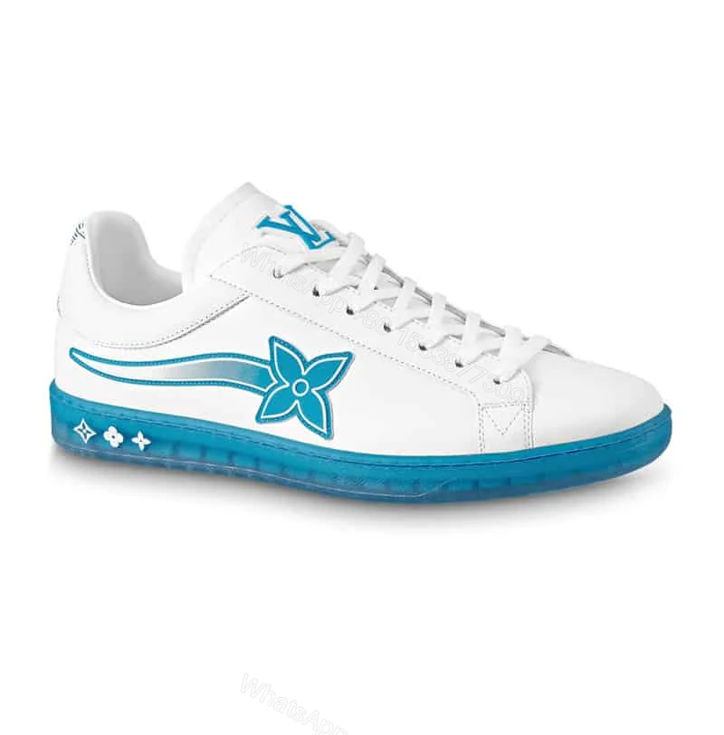 Louis Vuitton Luxembourg Samothrace Trainers In Marine – LSVT276 — view 1
