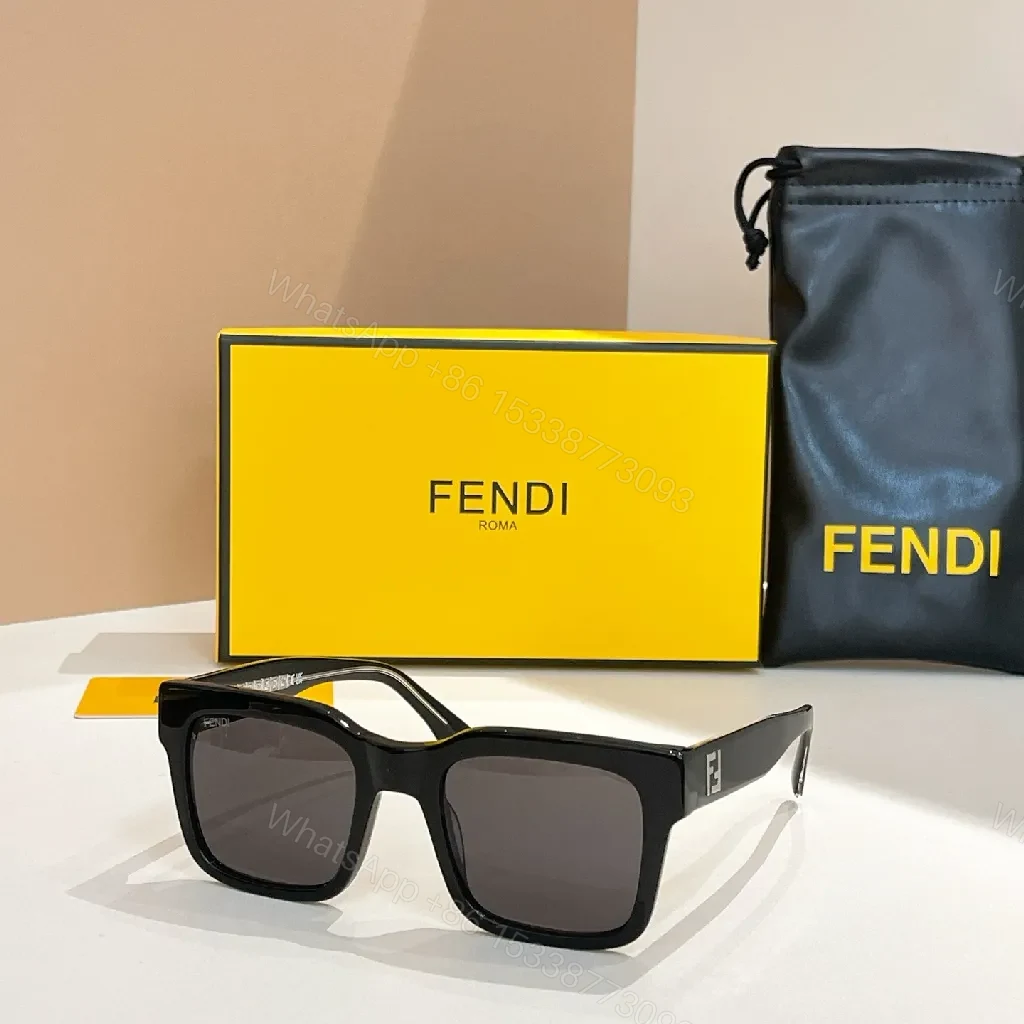 View 3 of Tortoise-Texture Acetate Squared Sunglasses, UV Protection