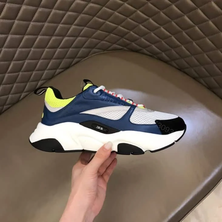 B22 SNEAKER TECHNICAL MESH WITH AND CALFSKIN – CD102 — view 1