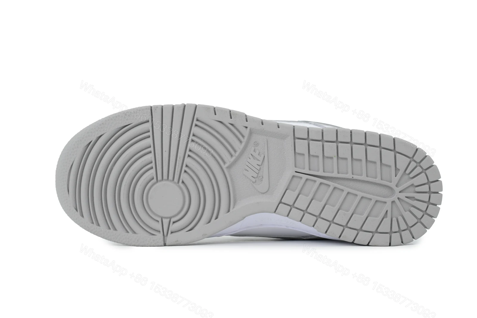 View 4 of Nike Supreme x Dunk Low SB 'White Metallic Silver' HQ8487-100