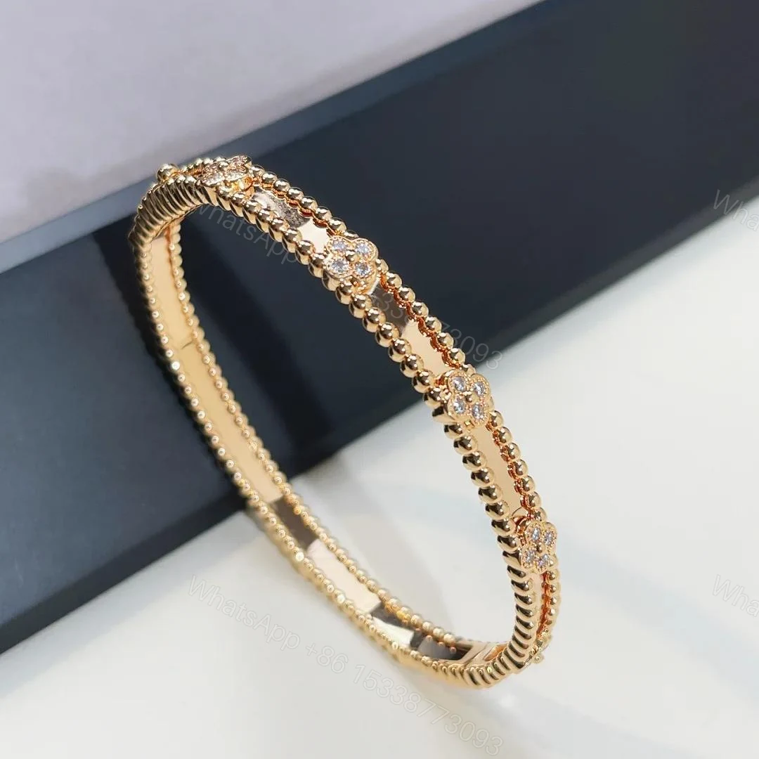 VCA Perlée Sweet Clovers Bracelet — view 1