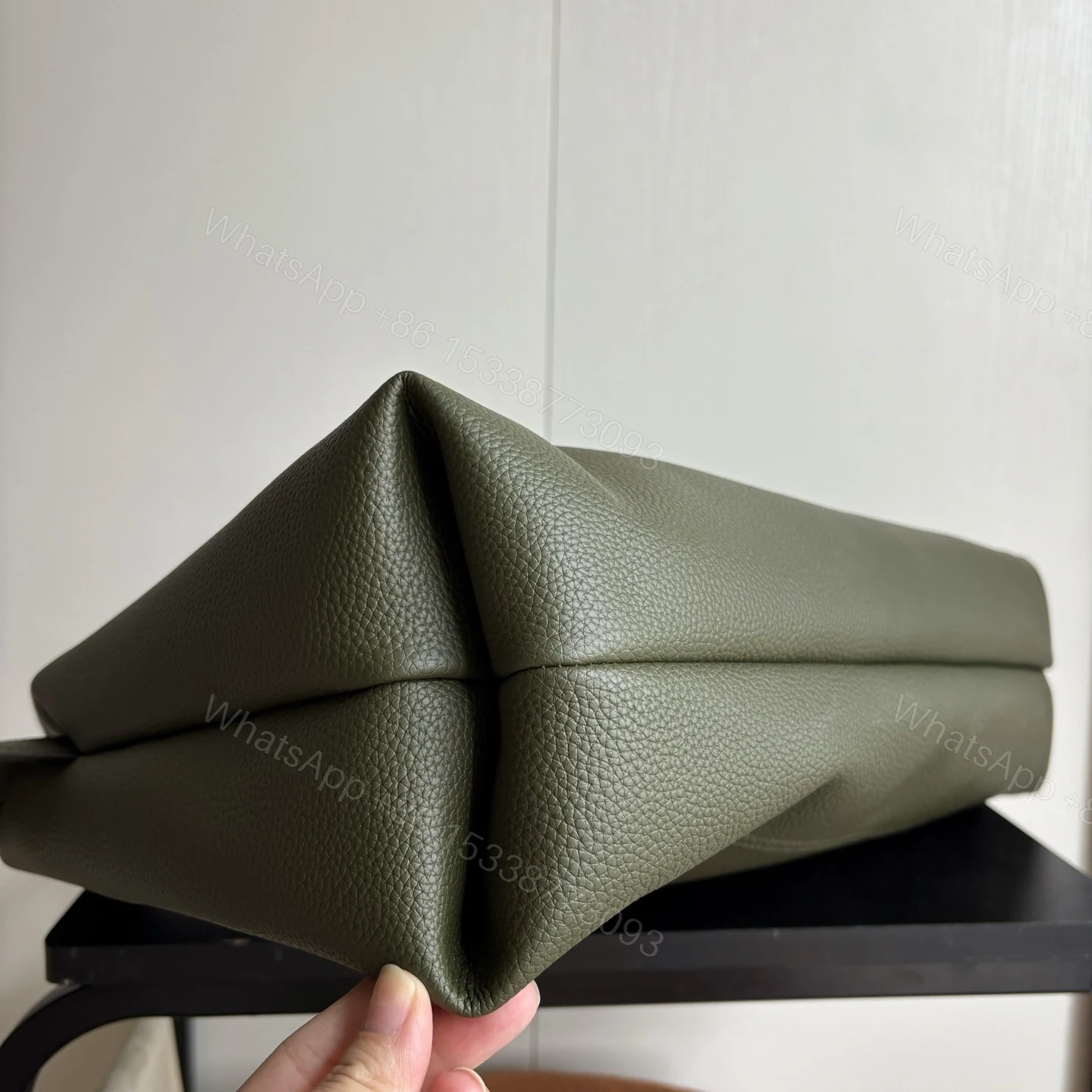 View 6 of Gucci Softbit Maxi Shoulder Bag Green 46Cm