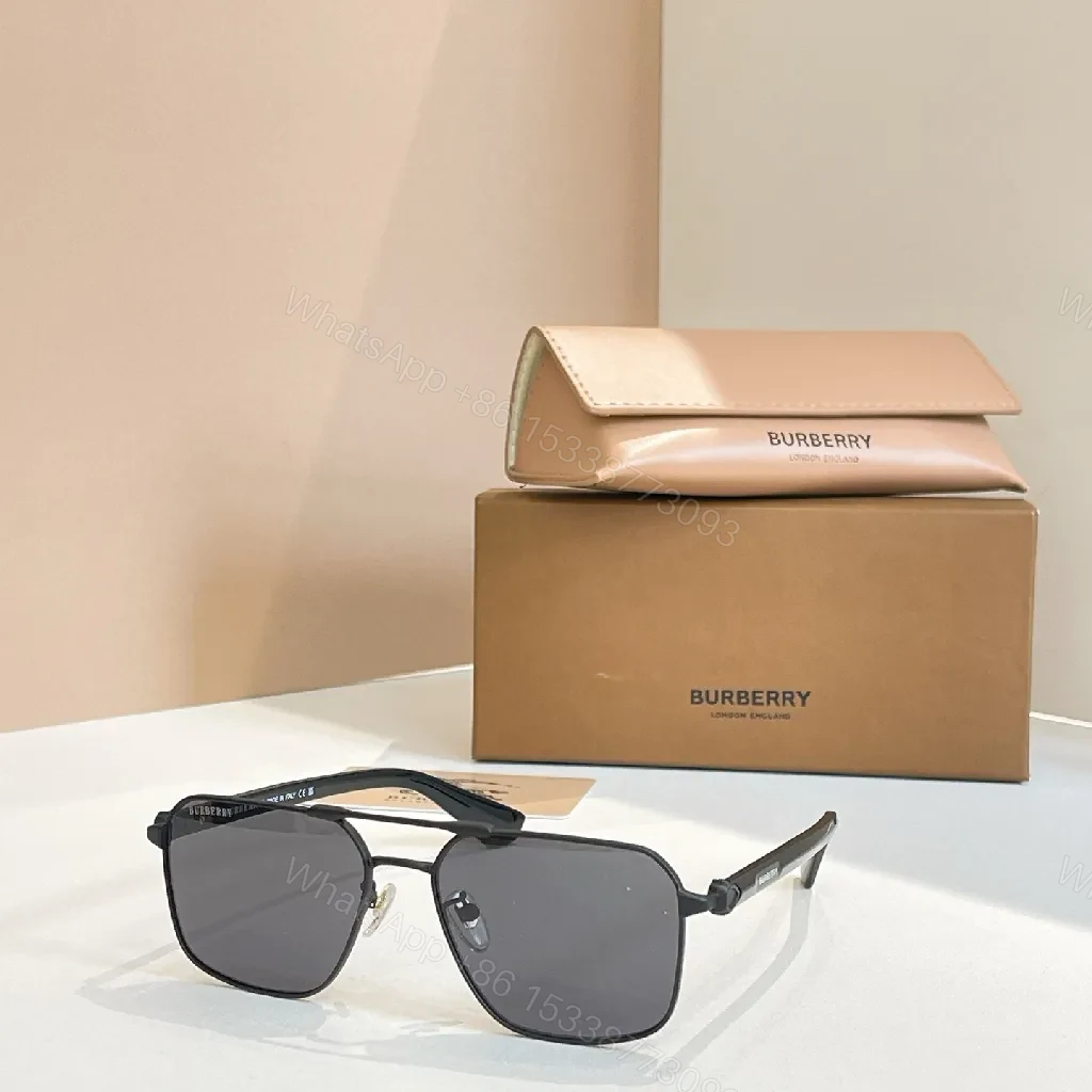 View 6 of Minimalist Gold-Tone Eyewear: Rectangular Luxury Frames