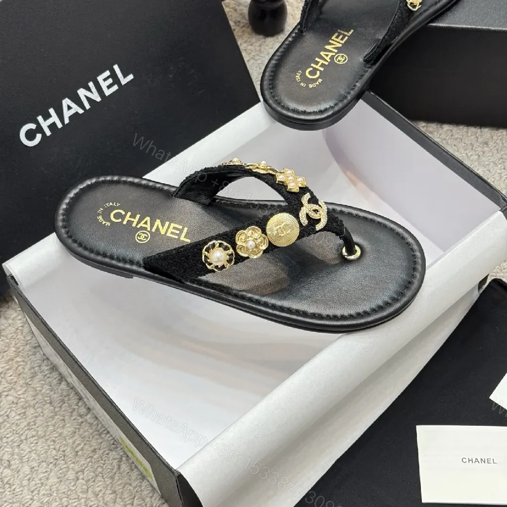 View 6 of Black Leather Luxe Sandals with Gold-Accent Hardware, Gladiator-Style