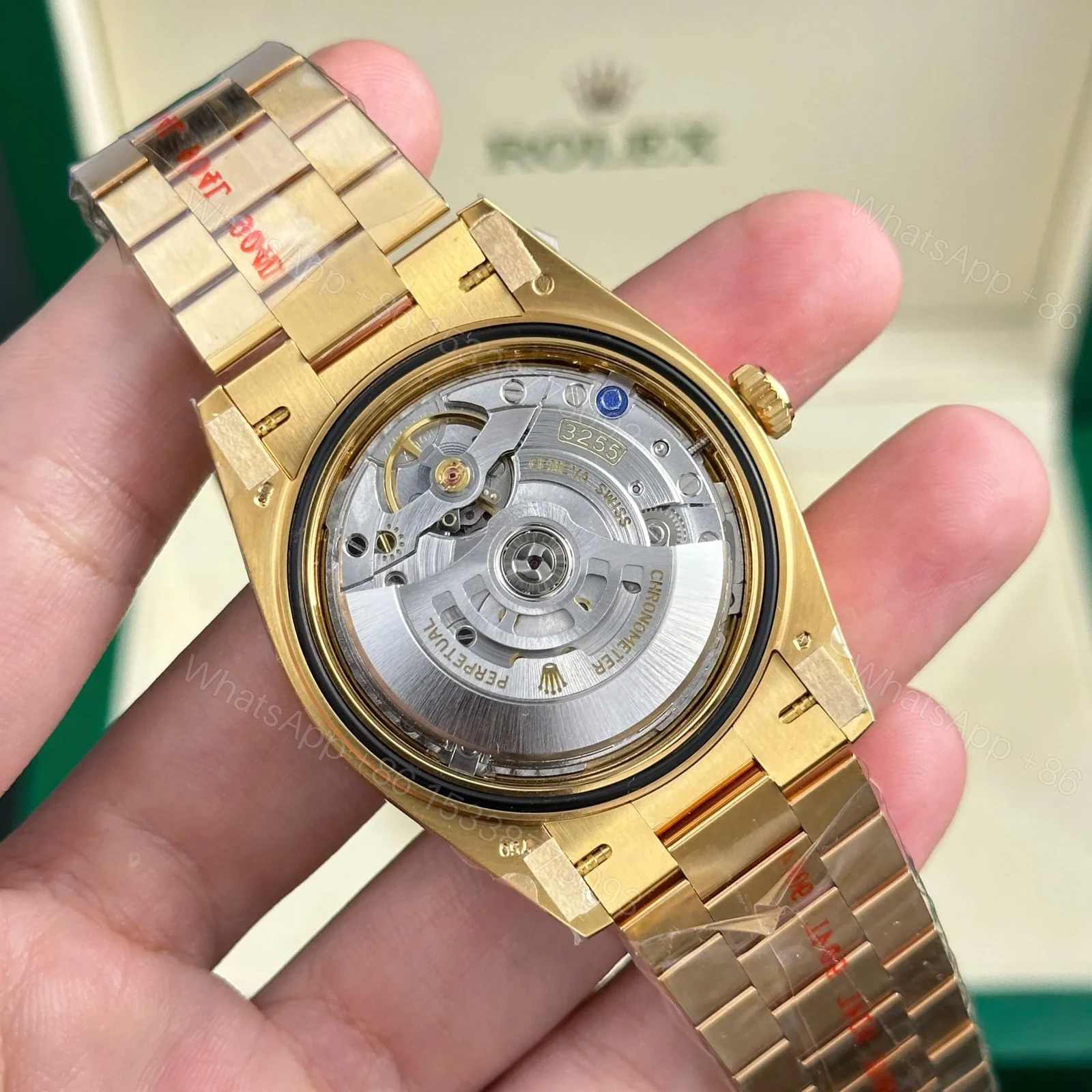View 11 of Superclone Rolex Day-Date Champagne Diamond Dial 128238-0132 36 mm
