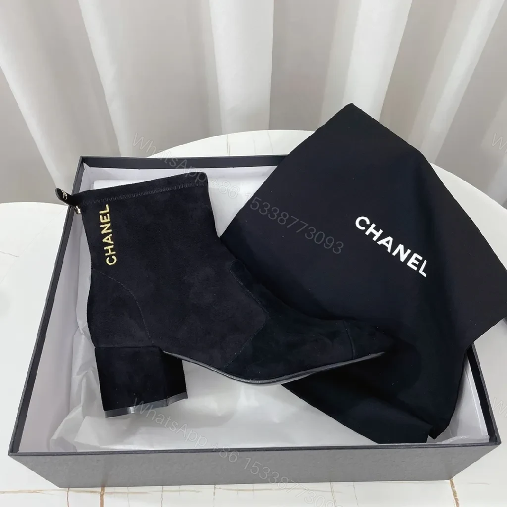 View 2 of Black Suede Ankle Boots – Sculpted Luxury, All-Day Comfort