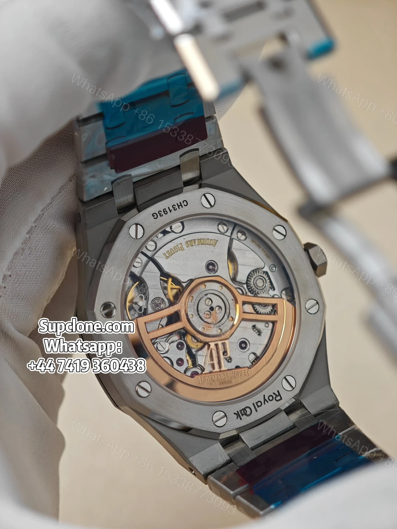 View 23 of Audemars Piguet Super Clone 1:1 Royal Oak 15510 Blue Dial 41MM