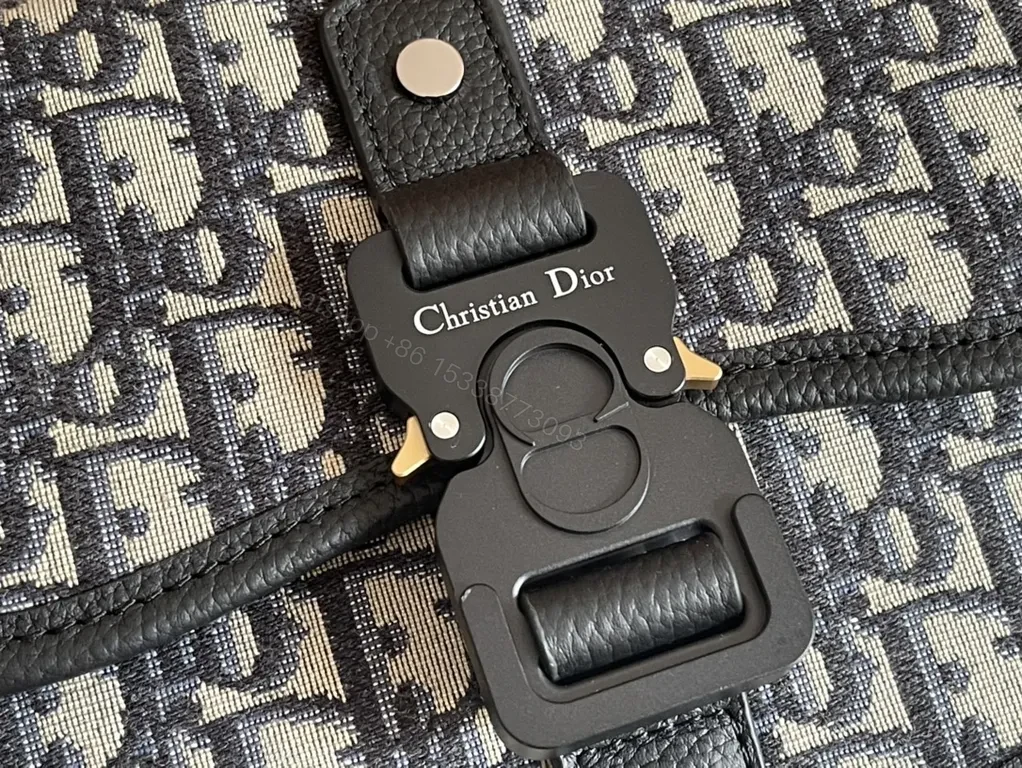 View 9 of Monogram Saddle Bag: Dior Canvas Crossbody Chic
