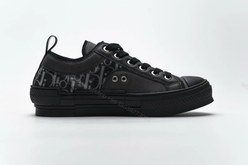 View 2 of Dior B23 HT Oblique Transparency Low H565 Black