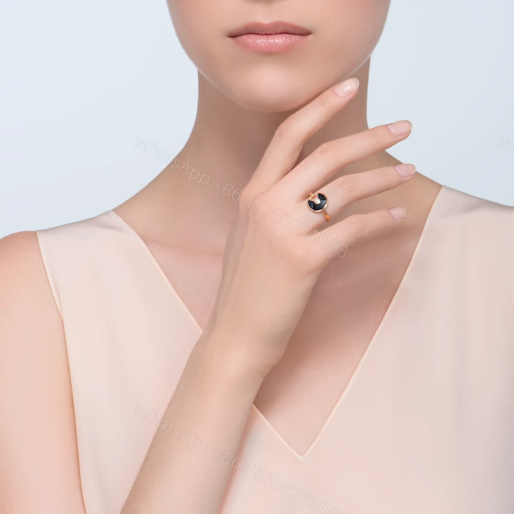 View 3 of Cartier Amulette Ring, Onyx