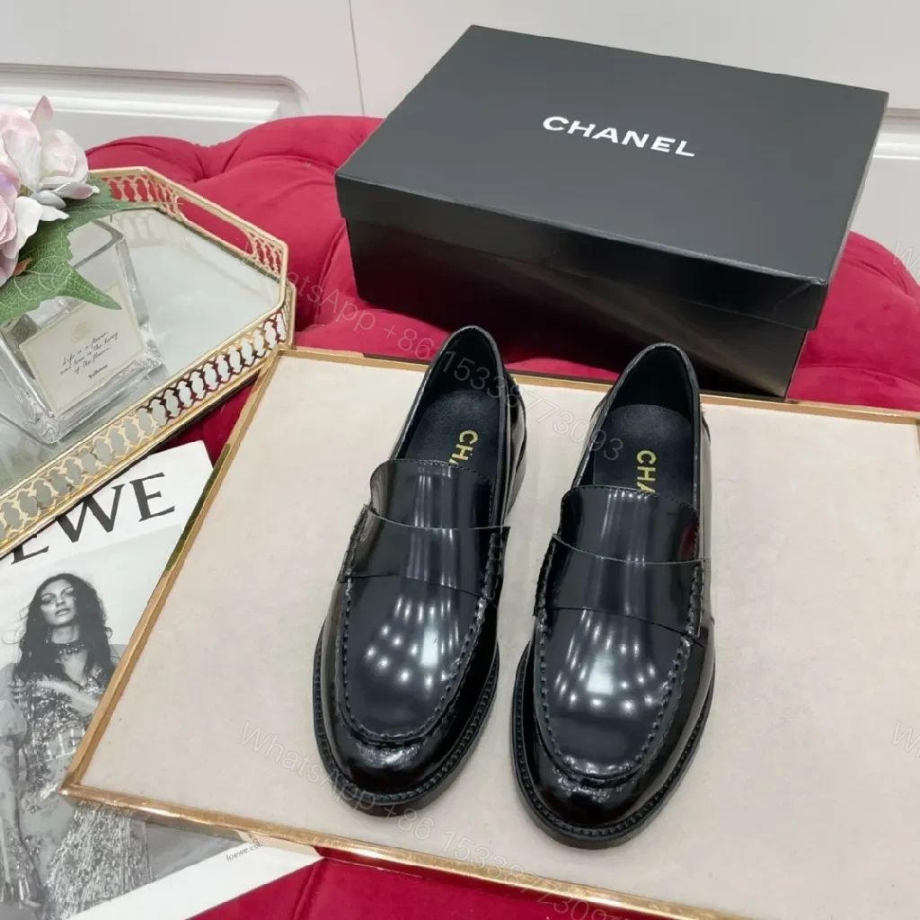 View 8 of Black Patent Loafer + Patent Leather + Sleek + All-Day Comfort + Loafers