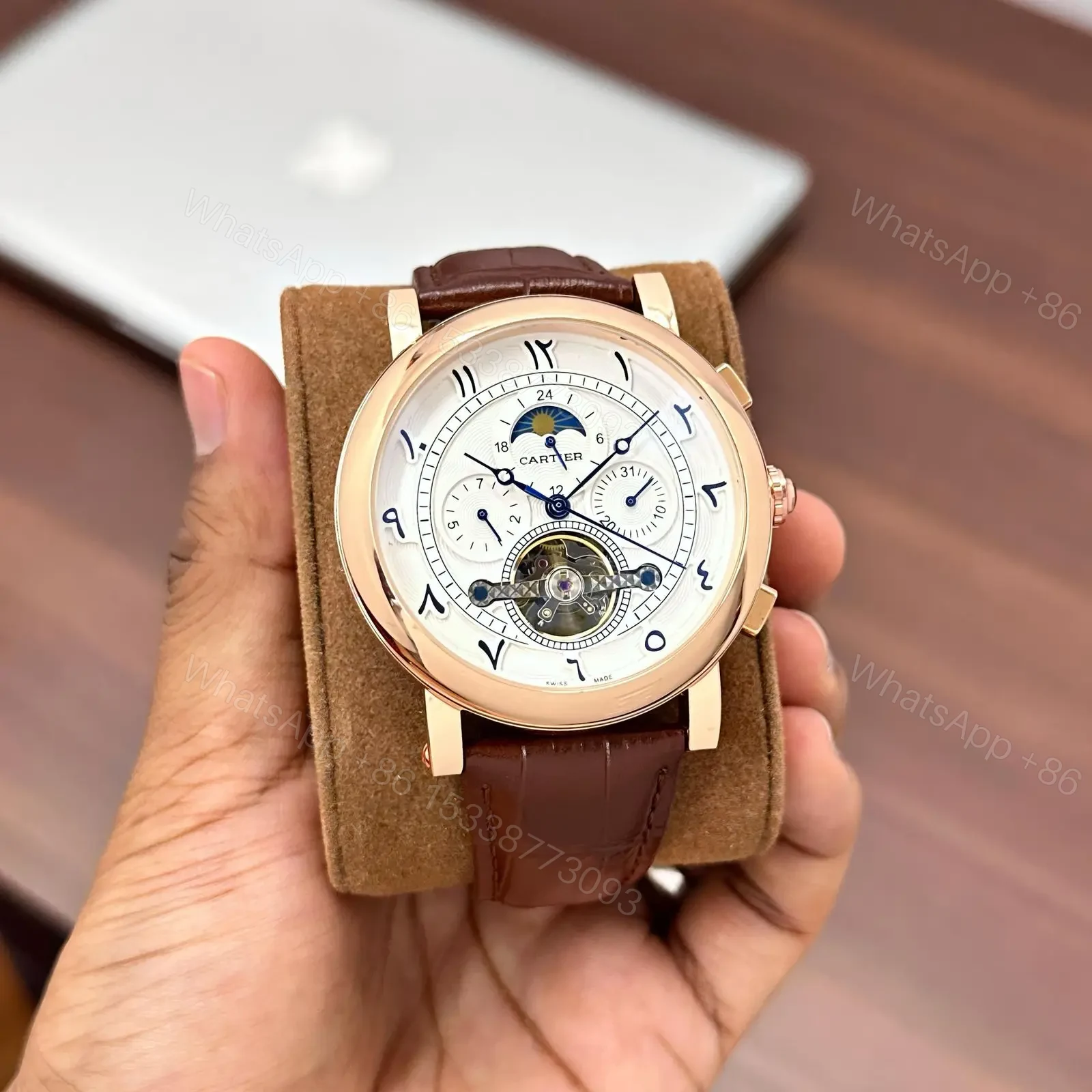 View 2 of Cartier Open Heart Tourbillon