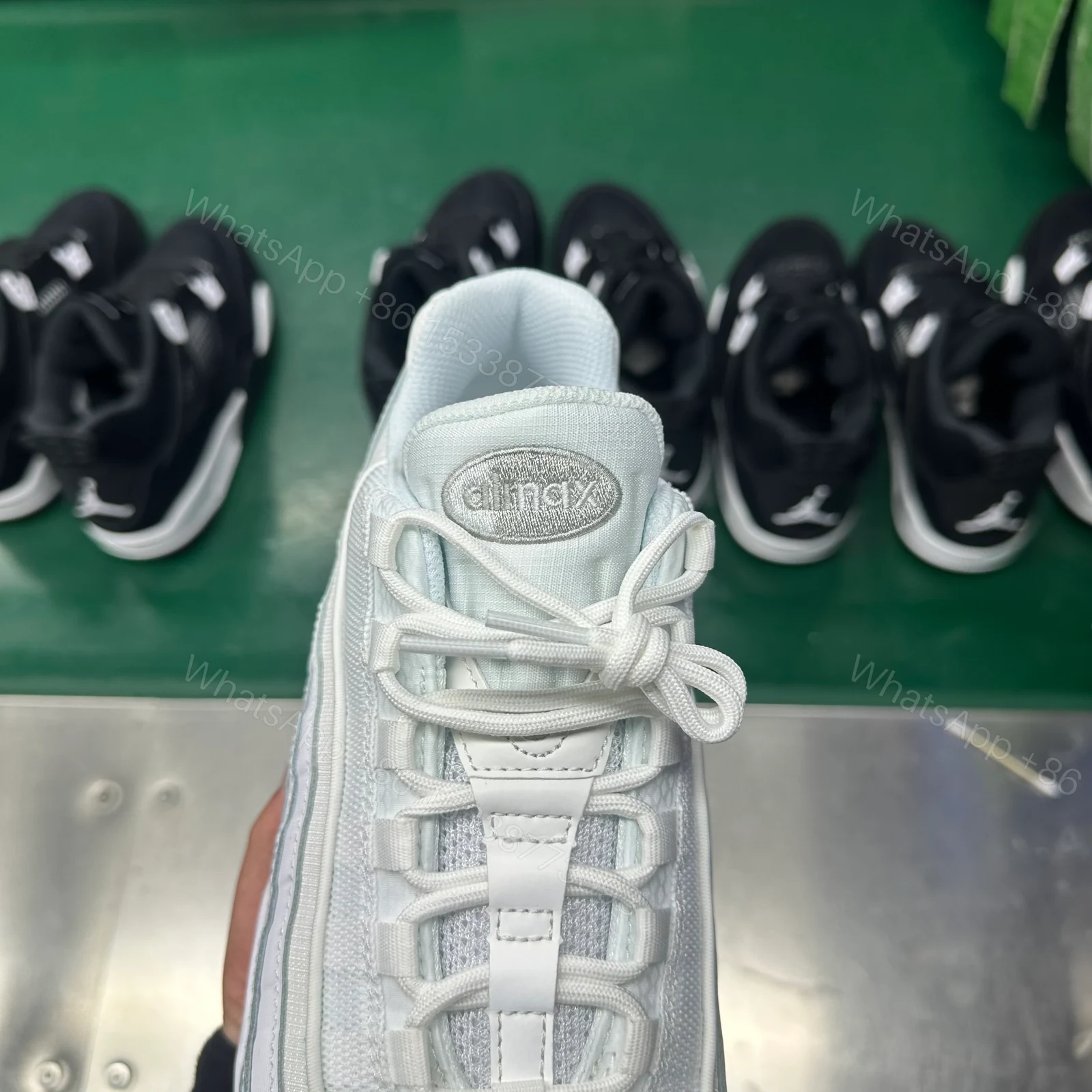 View 5 of Nike Air Max 95 Essential White Grey Fog