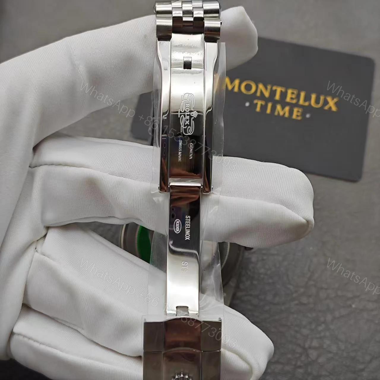 View 9 of Rolex Sky-Dweller Blue Dial Stainless Steel 336934 Jubilee Replica