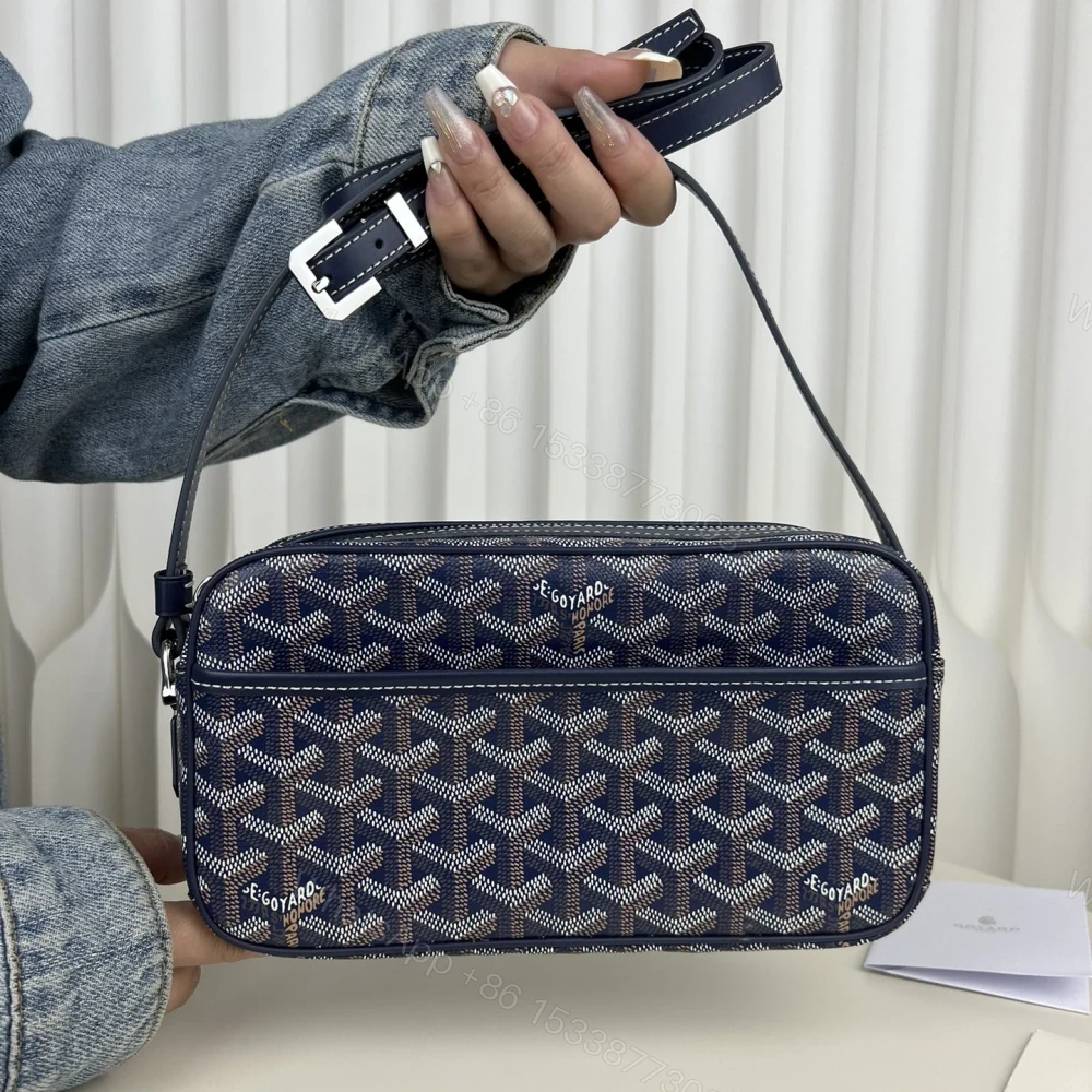 View 2 of 高仿Goyard*CAPVEP7相機郵差包深藍小號免檢版