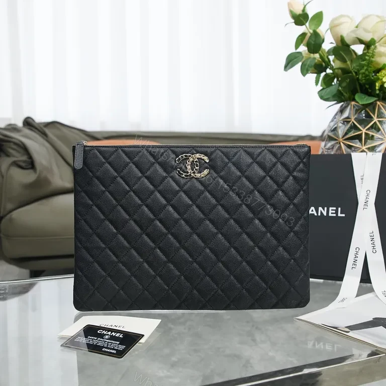 View 9 of Quilted Luxury Clutch: Chanel-Inspired Night-Perfect Console