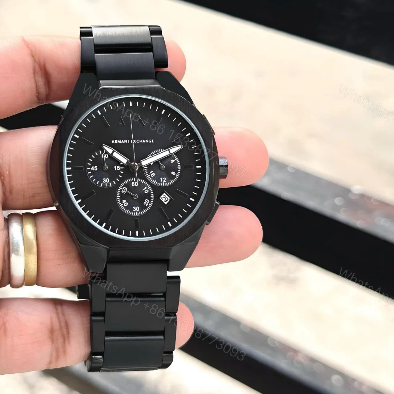 View 2 of Armani Exchange Z Black Rafael