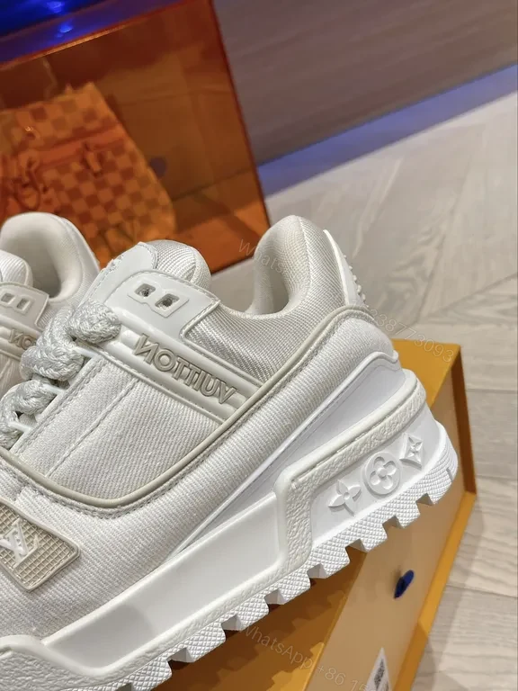 View 3 of Chunky Textured Sneaker â€” Luxe LV-Inspired Comfort Sneaker