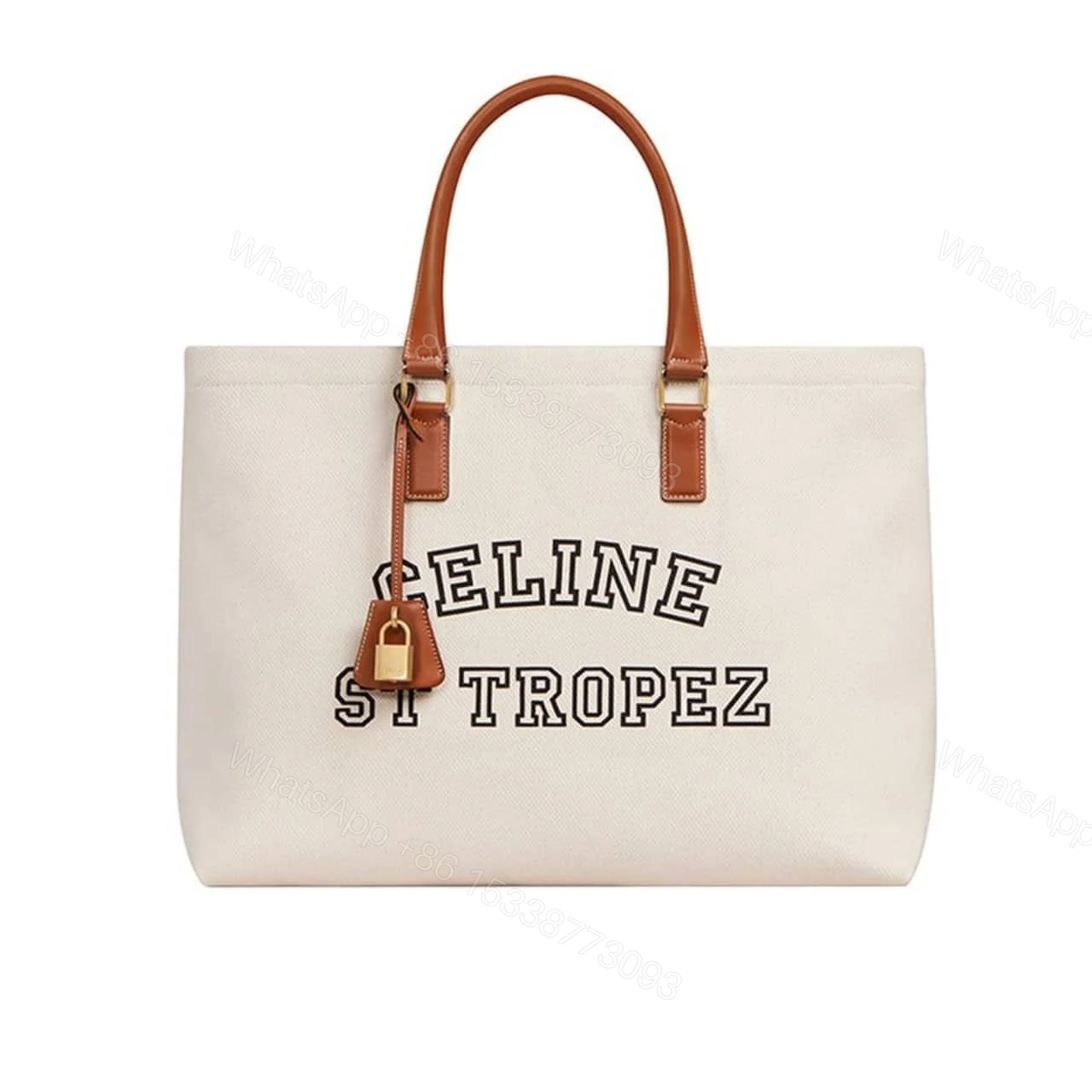 CELINE CABAS HORIZONTAL ST TROPEZ BEIGE 33CM — view 1