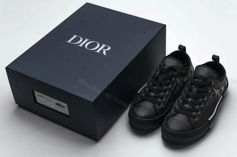 Dior B23 HT Oblique Transparency Low H565 Black — view 2