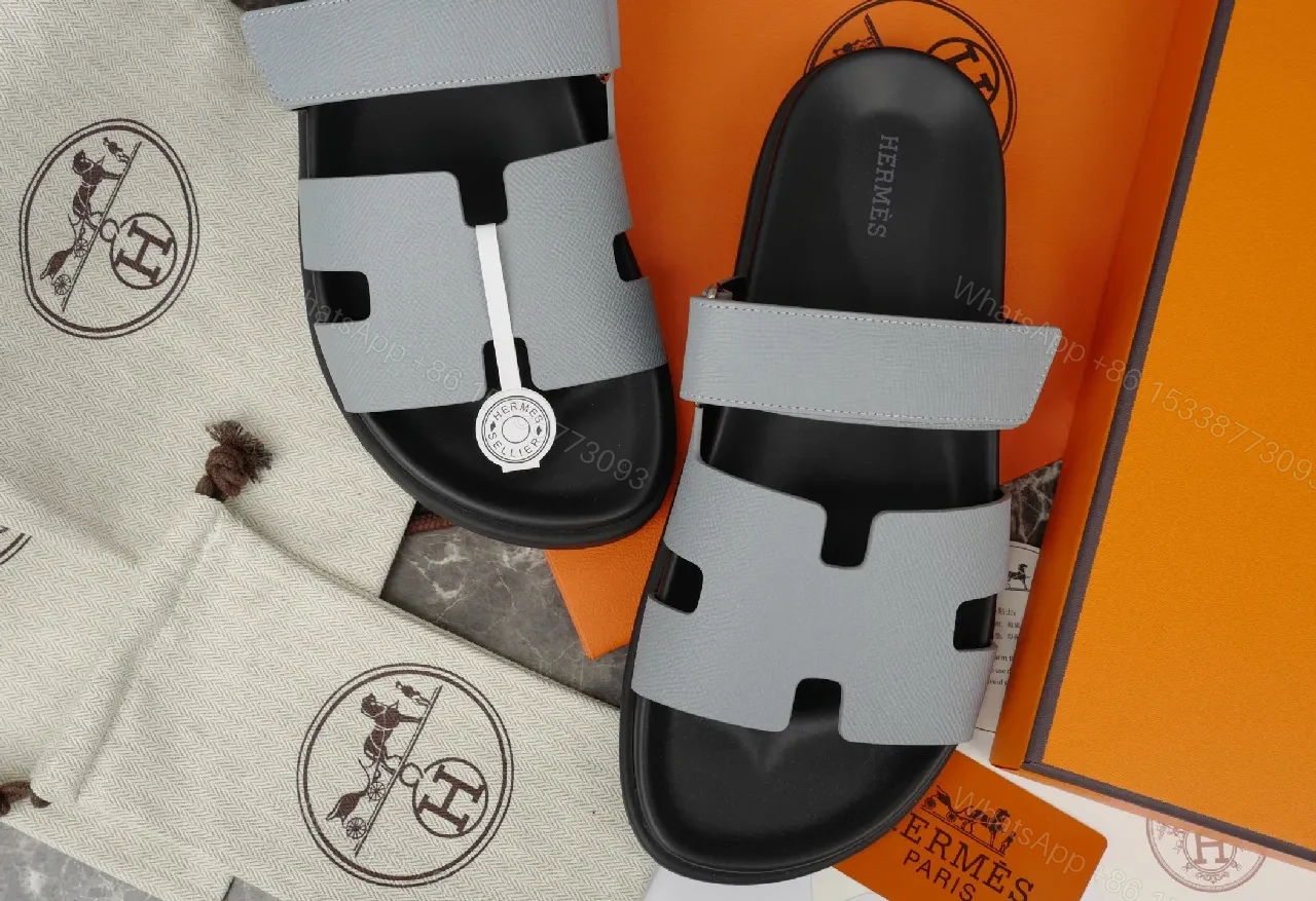 View 6 of Patterned Leather Sandals + Premium Leather + Modern Strap + Interlocking Design + Sandals