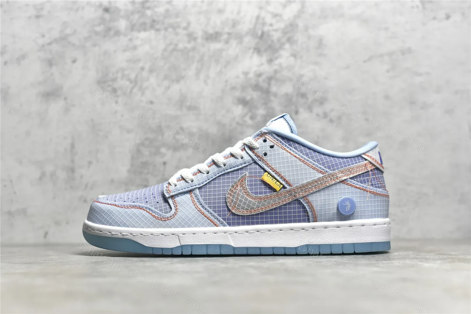 UA Dunk Low Union LA “Argon” — view 1