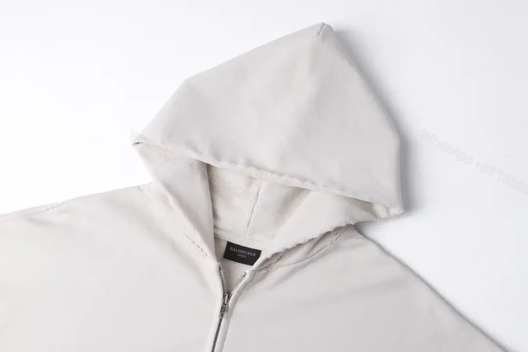 View 5 of Neutral Knit Zip Hoodie: Minimalist, Versatile Luxury layer