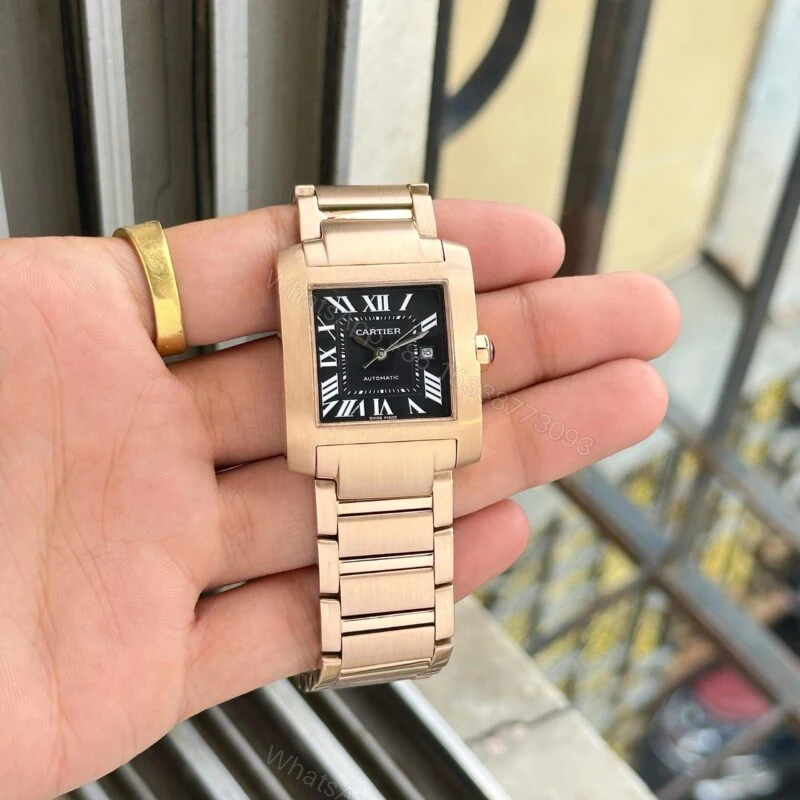 Cartier Tank Francaise Rose Gold 38MM Automatic — view 1