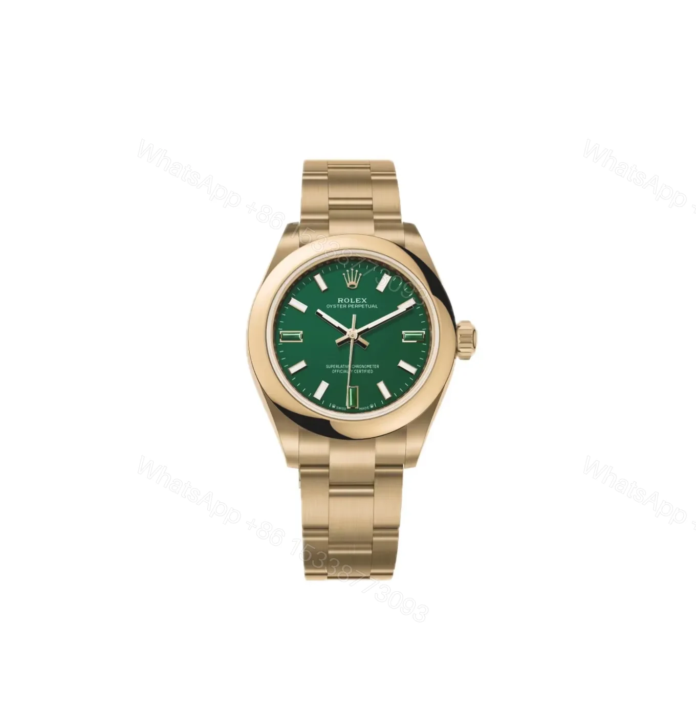 Rolex Oyster Perpetual Solid Gold 28mm Yellow Gold (2026) — view 1