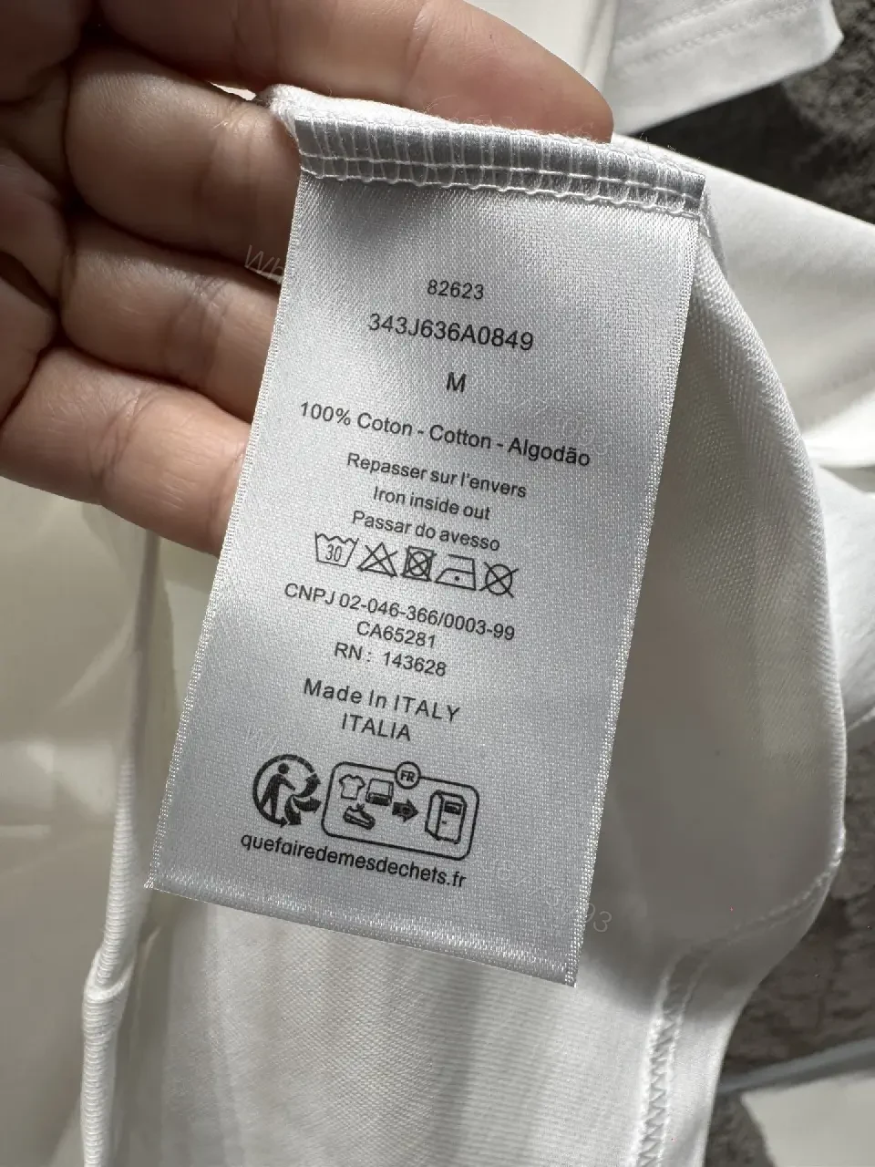 View 9 of Off-White Embroidered Cotton Tee: Relaxed Luxury Everyday Shirt