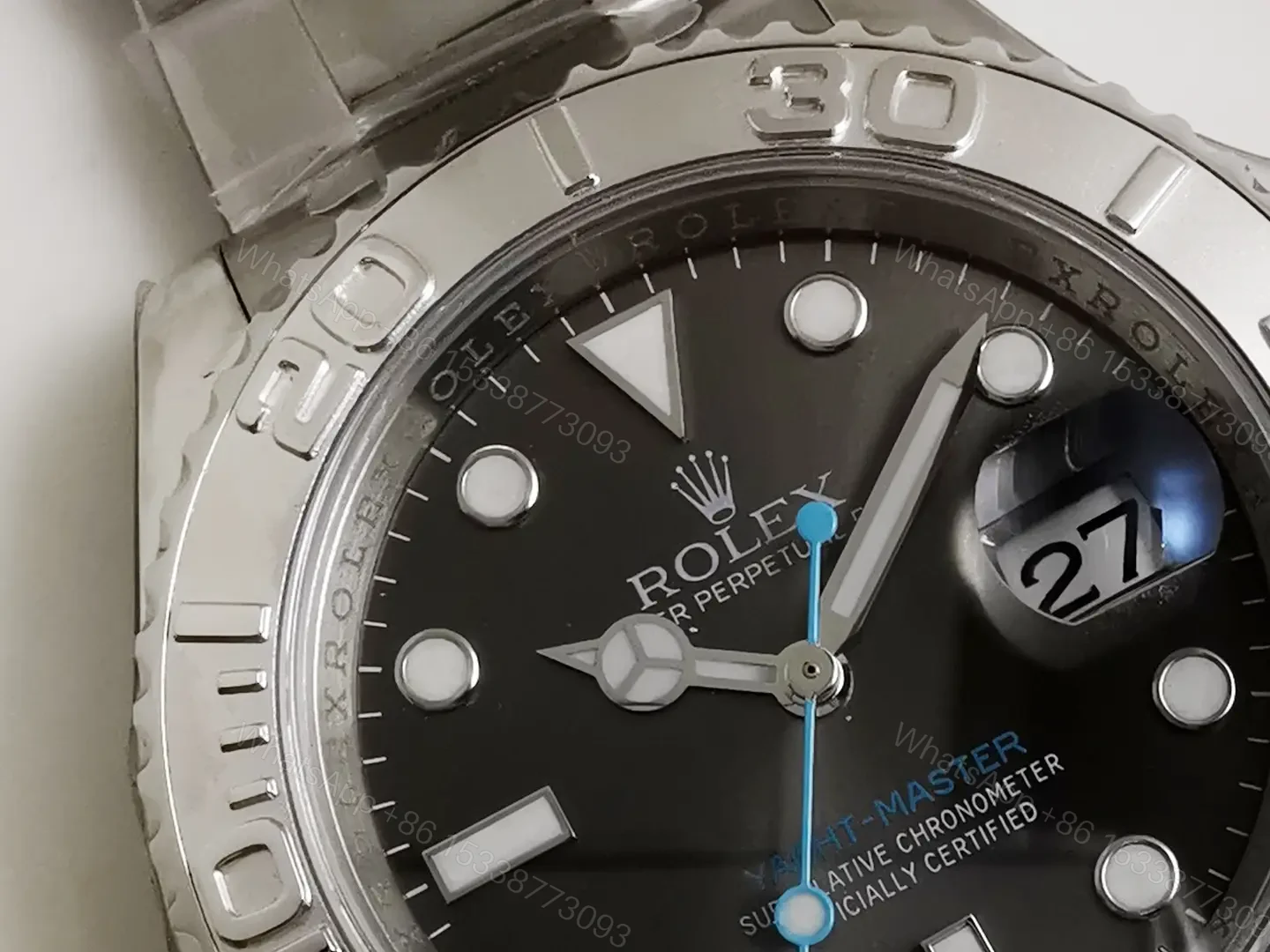 View 3 of Rolex Yacht-Master 40 Rolesium Dark Rhodium Dial 116622-0003