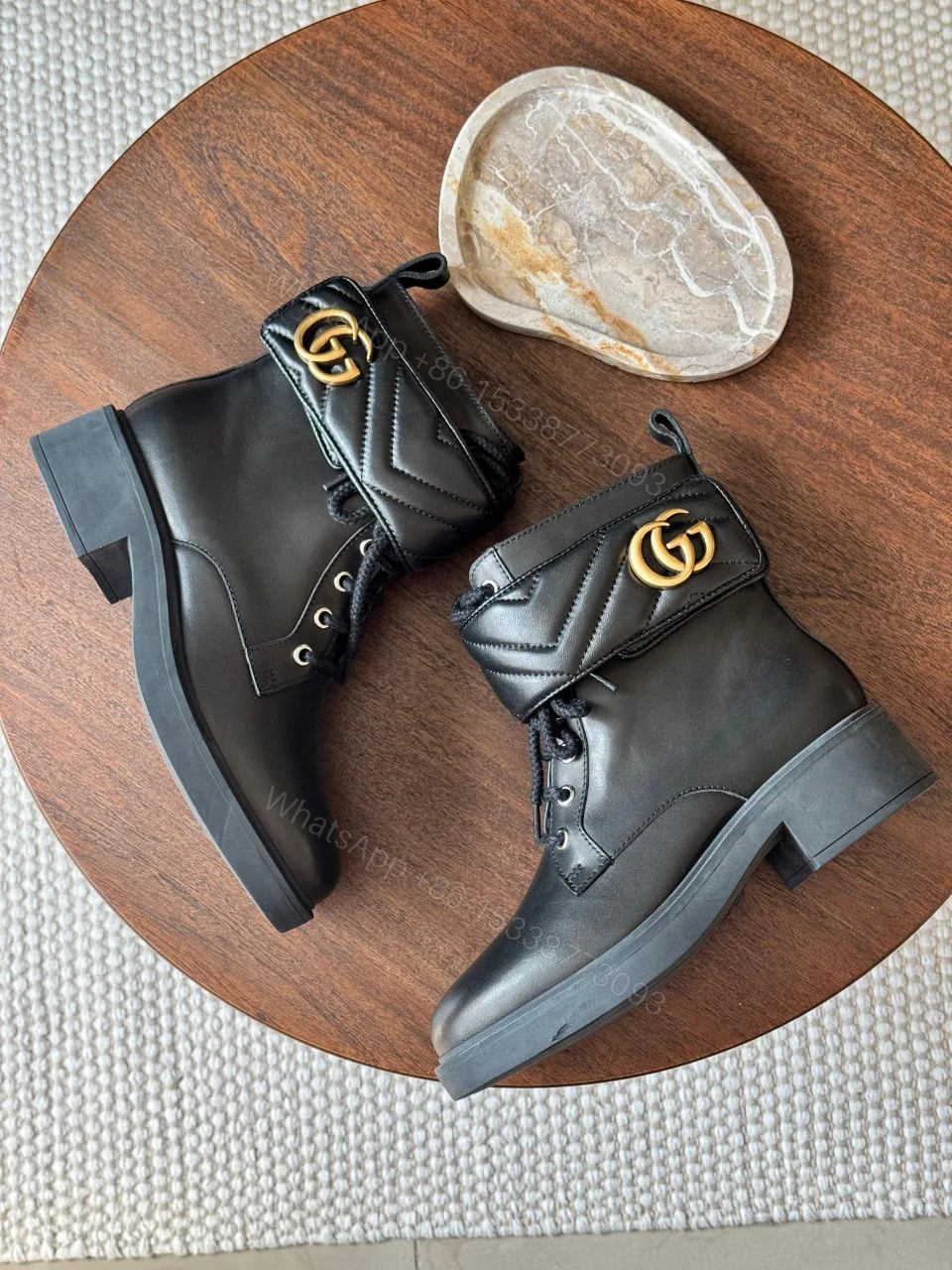 View 3 of Gucci Ankle boots with logo
