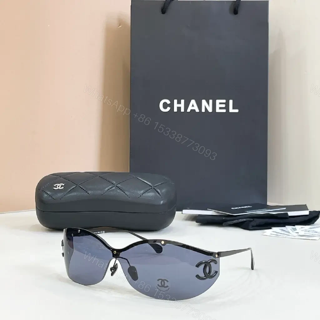 View 9 of Black Gold-tone Shield Sunglasses Oversized Luxe Sport Gradient Purple Lenses