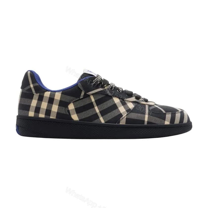 BURBERRY TERRACE CHECK SNEAKERS – BBR094 — view 1