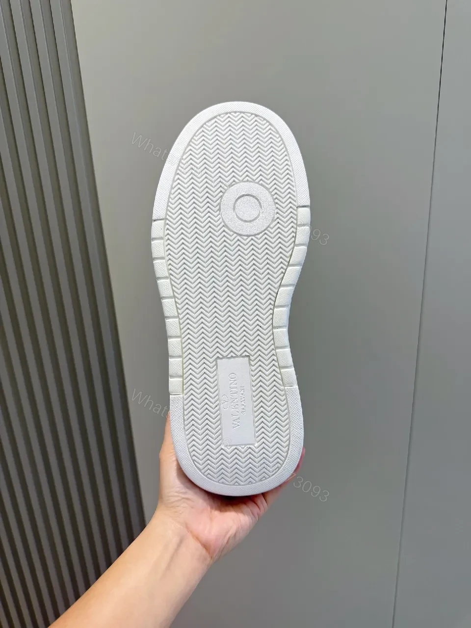 View 7 of White Leather Platform Sneakers with Red Piping, Casual Luxe Style, All-Day Comfort