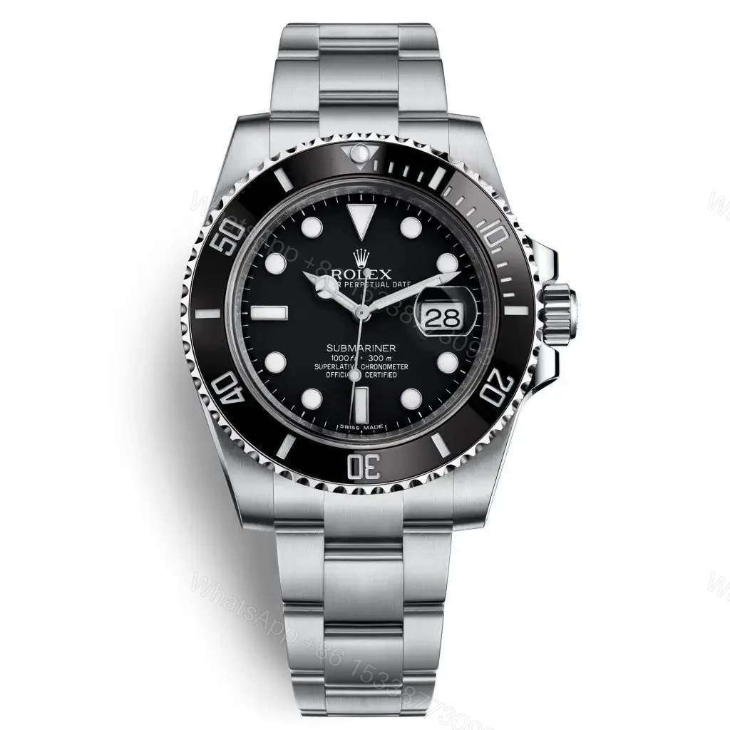 Replica Rolex Submariner – Silver/Black 40mm 116610LN — view 1