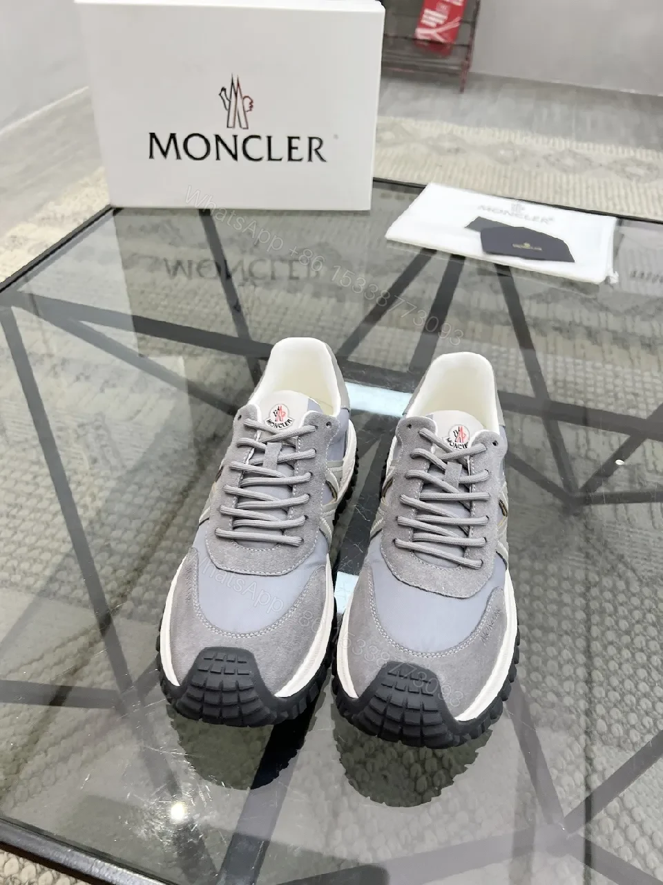 View 6 of Grey Mtlx Textured Trail Runner: Sleek All-Day Comfort